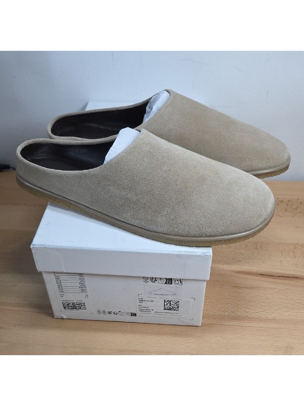 COS Men's Beige Suede Loafers Eur 44 Men, US 11